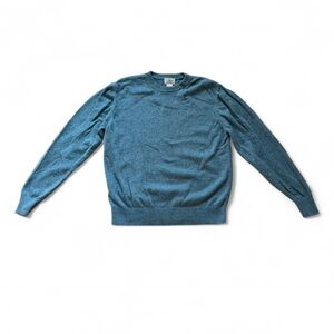 L.L. Bean - Men's Teal Crewneck Wool Sweater